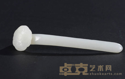 白玉如意簪子 