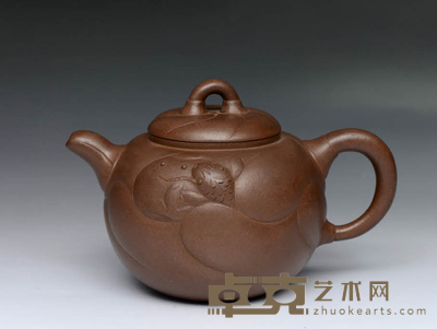 紫砂鱼化龙壶