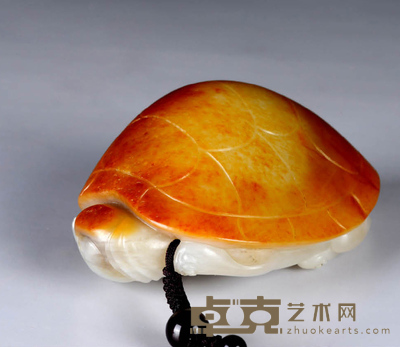 白玉龙龟挂件