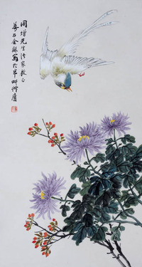 金梦石 花鸟