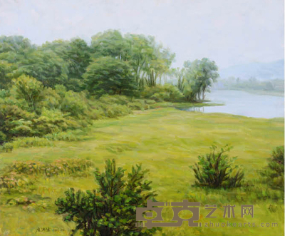 庄洪生 油画雨后 50X60