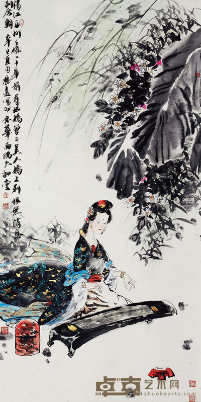 清江一曲（冯远） 66×129