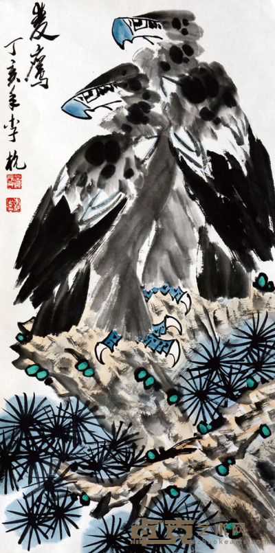雄鹰图（李杭） 97×50