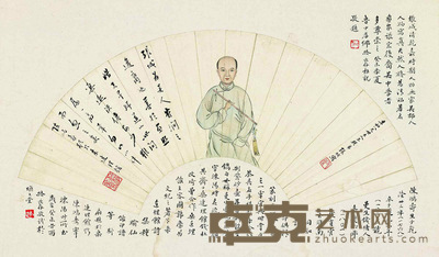 人物 16×51cm