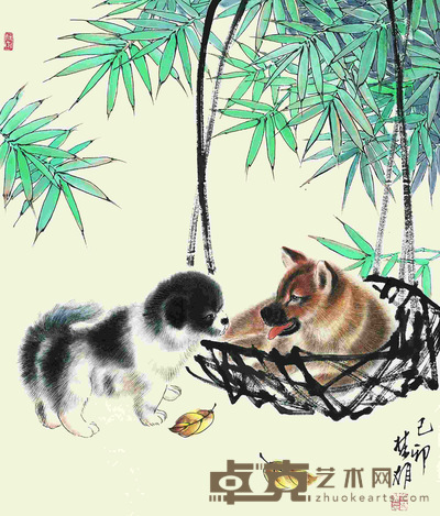 狗 67×80cn