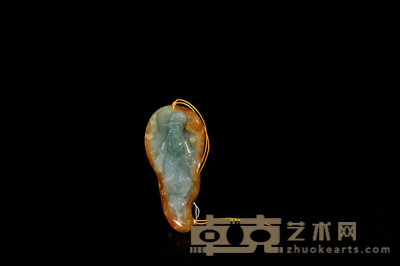 一夜成名翡翠观音挂件