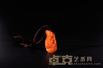 田黄童子拜观音挂件 20.3g