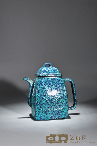 炉钧釉大汉方 H:21cm