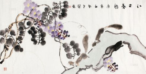 刘秉贤     2010年作 江南春韵图