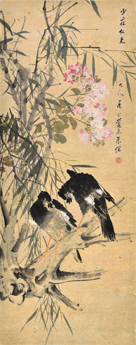 朱梦庐 花鸟