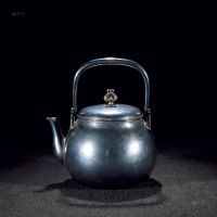 19世纪 银制素壶
