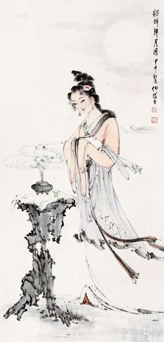 白伯骅 仕女