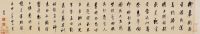 董其昌     壬申（1632）年作 行书 五言诗 手卷 绢本