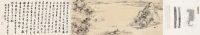 王学浩     癸亥（1630）年作 焦山媵鼎图 手卷 水墨纸本
