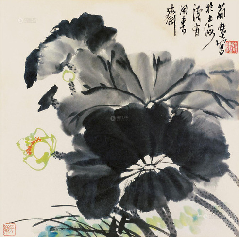 曹简楼 荷塘