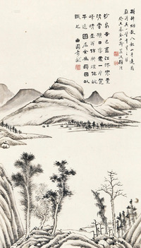 顾沄 山水