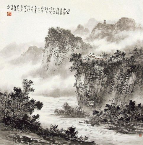 陈欣 山水