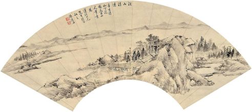 石涛 1689年作 秋山图