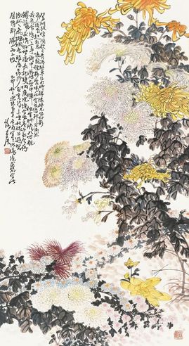 谢公展     1939年作 繁花似锦