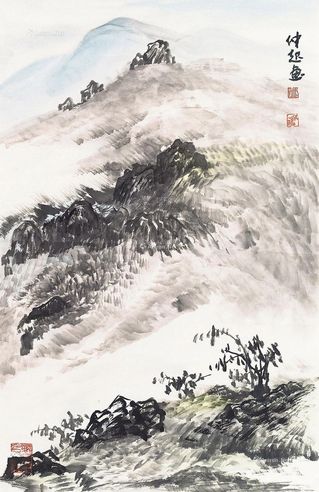 孔仲起     2000年后期作 山水