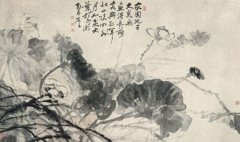 高凤翰     水墨花卉