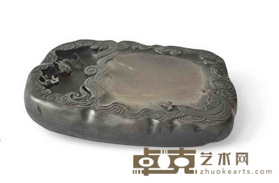 龙凤纹砚 长35.5cm 宽27.5cm 厚6.5cm