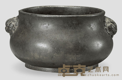 天鸡耳铜炉 6.5×9cm