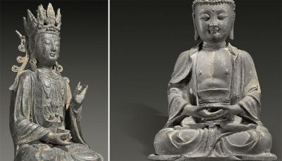 地藏王菩萨铜造像
