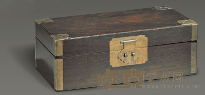 黄花梨文盒 8.5×22.5cm