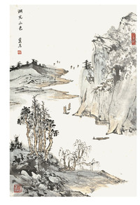 亚明 湖光山色