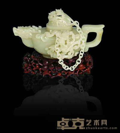 和田籽料链龙壶