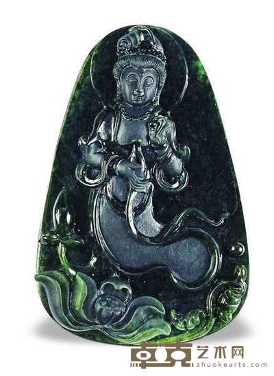 翡翠观音 6.5×4.3cm 6.5×4.3cm
