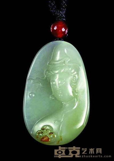 和田籽料观音 4.5×2.7cm 29.00克