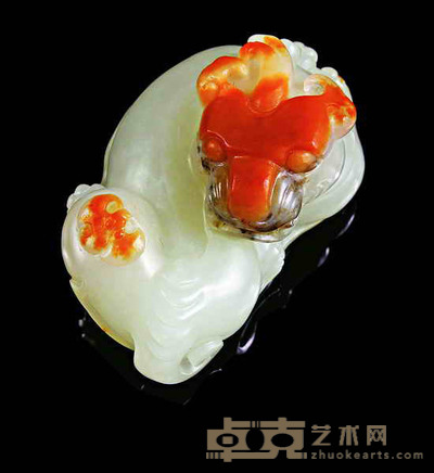和田籽料貔貅 4.7×2.8cm 44.00克