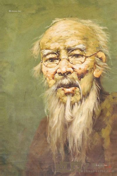 吴作人 油画 60×89cm