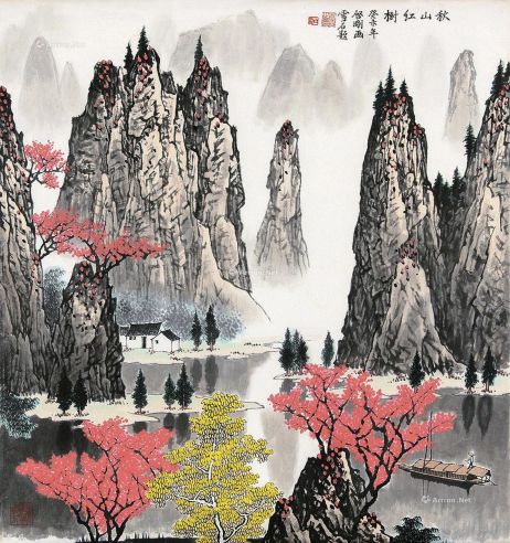 2003年作 秋山红树