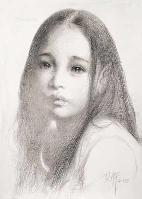 少女 2005年 素描
