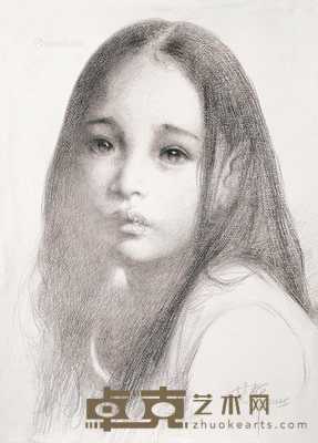 少女 2005年 素描 55×39cm