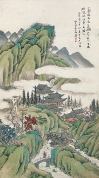 吴榖祥 己亥（1899年）作 山水