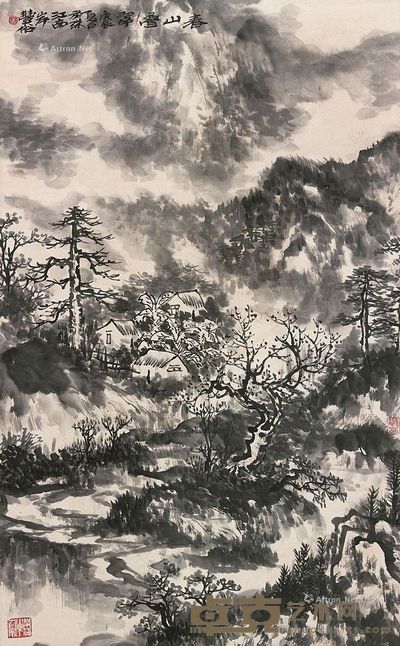 林丰俗 山水 88×54cm