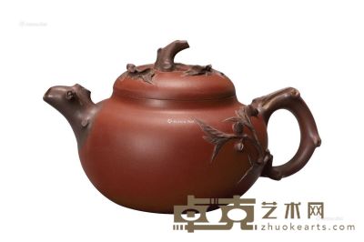 现代 范颖?千禧杏壶（内紫外红） 10cm