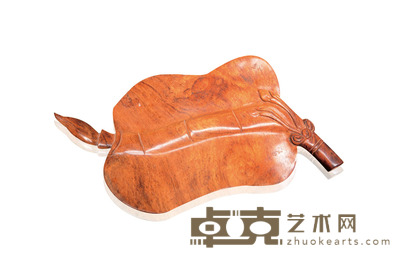 海南黄花梨芭蕉扇摆件 23×13