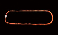 红珊瑚项链 约13克