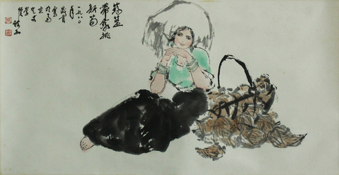 陈德曦人物画