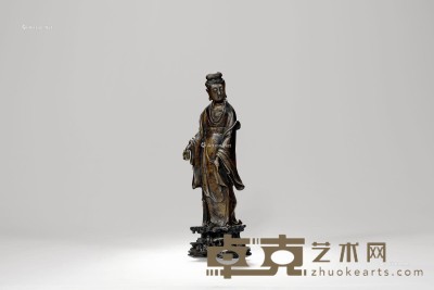 清代（1644-1911） 观音立像 高18cm