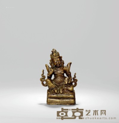18世纪 财宝天王 高10.3cm