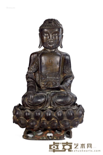明代（1368-1644） 释迦牟尼 高52cm
