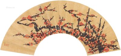 关山月 红梅