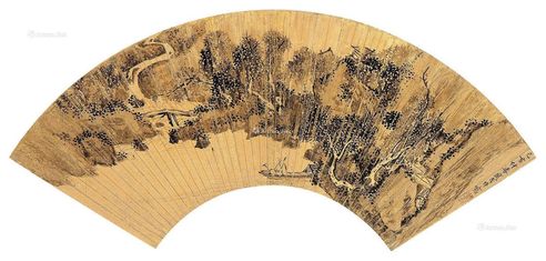 盛茂烨 己亥（1659年）作 山水
