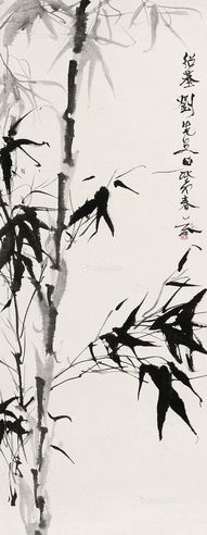 邓芬 癸卯（1903年）作 墨竹